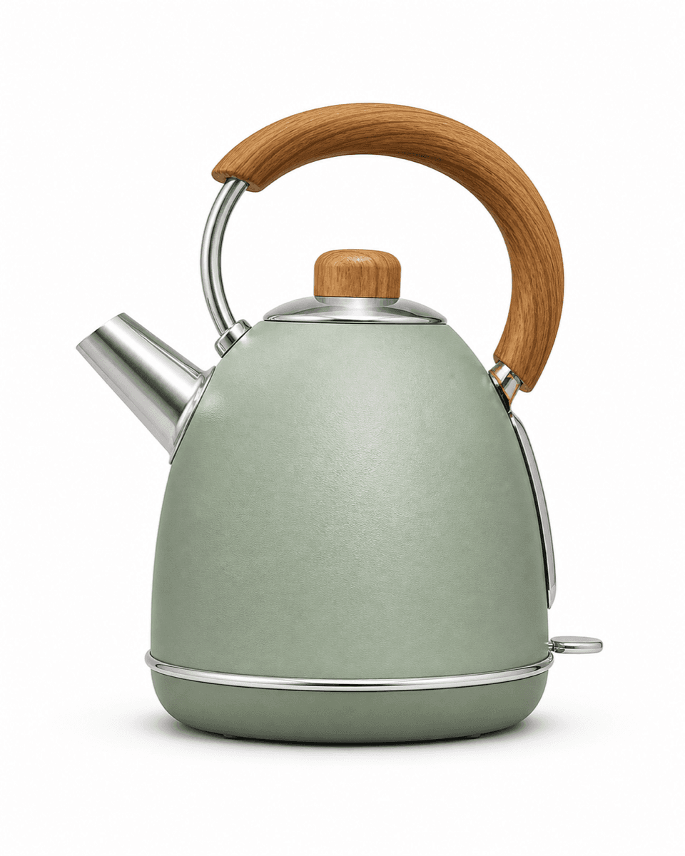 The same sage-green kettle centered on a clean white marketplace background